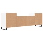 TV stand made of white plywood 160x35x55 cm by vidaXL, TV Furniture - Ref: Foro24-831348, Price: 70,81 €, Discount: %