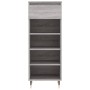 Shoe cabinet made of gray Sonoma plywood 40x36x105 cm by vidaXL, Shoe racks and shoe organizers - Ref: Foro24-831458, Price: ...