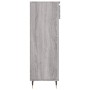 Shoe cabinet made of gray Sonoma plywood 40x36x105 cm by vidaXL, Shoe racks and shoe organizers - Ref: Foro24-831458, Price: ...