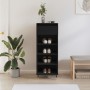 Shoe cabinet made of black plywood wood 40x36x105 cm by vidaXL, Shoe racks and shoe organizers - Ref: Foro24-831453, Price: 5...