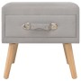 Two bedside tables, 40x35x40 cm, gray fabric by vidaXL, Nightstands - Ref: Foro24-276378, Price: 102,03 €, Discount: %