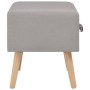 Mesitas de noche 2 unidades 40x35x40 cm tela gris de vidaXL, Mesitas de noche - Ref: Foro24-276378, Precio: 102,03 €, Descuen...