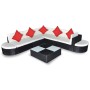 8-piece garden sofa set and black synthetic rattan cushions by vidaXL, Garden sets - Ref: Foro24-41267, Price: 512,21 €, Disc...