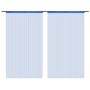 Fringe curtains 2 pieces 100x250 cm blue by vidaXL, Curtains and curtains - Ref: Foro24-132406, Price: 17,88 €, Discount: %