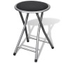 Folding kitchen stools 4 units synthetic leather by vidaXL, Folding stools and chairs - Ref: Foro24-241033, Price: 59,88 €, D...