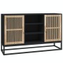 Black plywood sideboard 105x30x65 cm by vidaXL, Sideboards - Ref: Foro24-352119, Price: 112,97 €, Discount: %