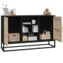 Black plywood sideboard 105x30x65 cm by vidaXL, Sideboards - Ref: Foro24-352119, Price: 112,97 €, Discount: %