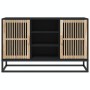 Aparador de madera contrachapada negro 105x30x65 cm de vidaXL, Aparadores - Ref: Foro24-352119, Precio: 112,97 €, Descuento: %