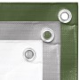 Green HDPE tarpaulin 260 g/m² 3x6 m by vidaXL, Waterproof tarpaulins - Ref: Foro24-151549, Price: 53,43 €, Discount: %