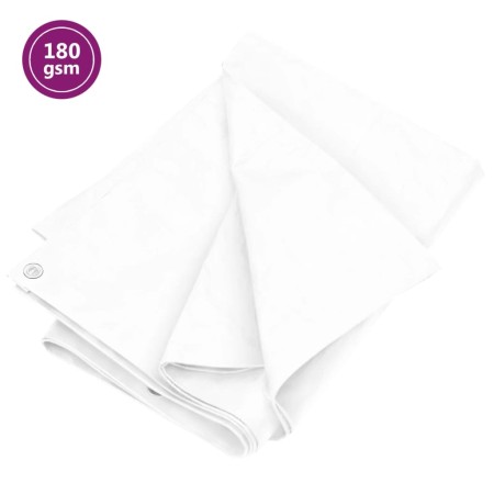 Lona HDPE blanco 180 g/m² 4x4 m de vidaXL, Lonas impermeables - Ref: Foro24-151582, Precio: 28,47 €, Descuento: %