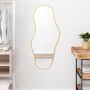 Golden wall mirror 100x45 cm by vidaXL, Mirrors - Ref: Foro24-348263, Price: 85,75 €, Discount: %