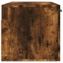 Smoked oak engineered wood wall cabinet 100x36.5x35 cm by vidaXL, Lockers and storage cabinets - Ref: Foro24-830145, Price: 5...