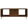 Mesa de centro madera contrachapada marrón roble 90x50x36,5 cm de vidaXL, Mesas de centro - Ref: Foro24-830587, Precio: 60,99...