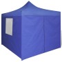 Blauer Faltpavillon mit 4 Wänden 3x3 m von vidaXL, Zelte und Pavillons - Ref: Foro24-41466, Preis: 172,07 €, Rabatt: %