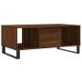 Oak brown plywood coffee table 90x50x36.5 cm by vidaXL, Coffee table - Ref: Foro24-830603, Price: 63,49 €, Discount: %