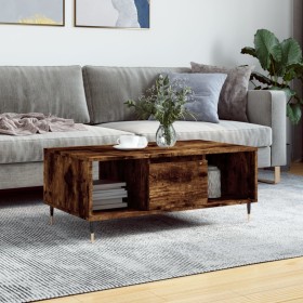 Smoked oak plywood coffee table 90x50x36.5 cm by vidaXL, Coffee table - Ref: Foro24-830585, Price: 60,55 €, Discount: %