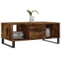 Smoked oak plywood coffee table 90x50x36.5 cm by vidaXL, Coffee table - Ref: Foro24-830601, Price: 64,14 €, Discount: %