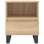 Nightstands 2 pcs engineered wood Sonoma oak 40x35x50 cm by vidaXL, Nightstands - Ref: Foro24-830643, Price: 92,64 €, Discoun...