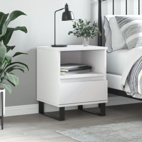 White plywood nightstand 40x35x50 cm by vidaXL, Nightstands - Ref: Foro24-830636, Price: 55,20 €, Discount: %