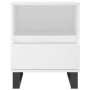 White plywood nightstand 40x35x50 cm by vidaXL, Nightstands - Ref: Foro24-830636, Price: 53,57 €, Discount: %