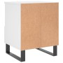 Mesita de noche madera contrachapada blanco 40x35x50 cm de vidaXL, Mesitas de noche - Ref: Foro24-830636, Precio: 53,57 €, De...