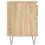 Sonoma oak engineered wood bedside table 40x35x50 cm by vidaXL, Nightstands - Ref: Foro24-830674, Price: 49,43 €, Discount: %