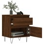 Nightstands 2 pcs oak brown engineered wood 40x35x50 cm by vidaXL, Nightstands - Ref: Foro24-830683, Price: 72,77 €, Discount: %