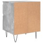 Concrete gray engineered wood bedside table 40x35x50 cm by vidaXL, Nightstands - Ref: Foro24-830676, Price: 40,27 €, Discount: %