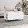 Glossy white engineered wood coffee table 102x44.5x50 cm by vidaXL, Coffee table - Ref: Foro24-830998, Price: 80,86 €, Discou...