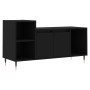 Black plywood TV cabinet 100x35x55 cm by vidaXL, TV Furniture - Ref: Foro24-831309, Price: 58,55 €, Discount: %