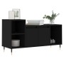 Black plywood TV cabinet 100x35x55 cm by vidaXL, TV Furniture - Ref: Foro24-831309, Price: 58,55 €, Discount: %