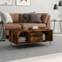 Smoked oak plywood coffee table 90x50x36.5 cm by vidaXL, Coffee table - Ref: Foro24-830593, Price: 58,18 €, Discount: %