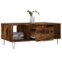 Smoked oak plywood coffee table 90x50x36.5 cm by vidaXL, Coffee table - Ref: Foro24-830593, Price: 58,18 €, Discount: %