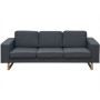 3 seater sofa dark gray fabric by vidaXL, Sofas - Ref: Foro24-243187, Price: 399,92 €, Discount: %