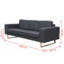 3 seater sofa dark gray fabric by vidaXL, Sofas - Ref: Foro24-243187, Price: 399,92 €, Discount: %