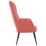 Pink Velvet Relaxation Chair by vidaXL, Armchairs - Ref: Foro24-328077, Price: 120,70 €, Discount: %