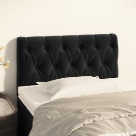 Black velvet headboard 80x7x78/88 cm by vidaXL, Headboards and footboards - Ref: Foro24-346308, Price: 51,53 €, Discount: %