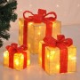 HI Cajas regalo navideñas decorativas iluminación LED 3 piezas de HI, Luces de Navidad - Ref: Foro24-438371, Precio: 50,99 €,...