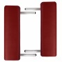 Folding massage table and accessories 2 zones red aluminum by vidaXL, massage tables - Ref: Foro24-110087, Price: 148,65 €, D...