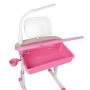 Vipack Comfortline 301 verstellbarer Kinderschreibtisch und rosa-weißer Stuhl von Vipack, Büromöbel - Ref: Foro24-442704, Pre...