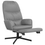 Relaxation armchair with footrest in gray synthetic leather by vidaXL, Armchairs - Ref: Foro24-3097418, Price: 109,99 €, Disc...