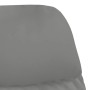 Sillón de relax con reposapiés de cuero sintético gris de vidaXL, Sillones - Ref: Foro24-3097418, Precio: 109,99 €, Descuento: %