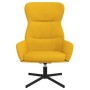 Sillón de relax con reposapiés terciopelo amarillo mostaza de vidaXL, Sillones - Ref: Foro24-3097491, Precio: 156,99 €, Descu...