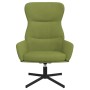 Sillón de relax con reposapiés terciopelo verde claro de vidaXL, Sillones - Ref: Foro24-3097487, Precio: 149,37 €, Descuento: %