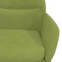 Sillón de relax con reposapiés terciopelo verde claro de vidaXL, Sillones - Ref: Foro24-3097487, Precio: 149,37 €, Descuento: %