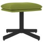 Sillón de relax con reposapiés terciopelo verde claro de vidaXL, Sillones - Ref: Foro24-3097487, Precio: 149,37 €, Descuento: %