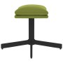 Sillón de relax con reposapiés terciopelo verde claro de vidaXL, Sillones - Ref: Foro24-3097487, Precio: 149,37 €, Descuento: %