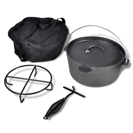 Olla holandés incluye accesorios, 4,2 L de vidaXL, Ollas de hierro - Ref: Foro24-41562, Precio: 47,61 €, Descuento: %