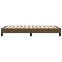 Estructura de cama de tela marrón 100x200 cm de vidaXL, Camas y somieres - Ref: Foro24-3120495, Precio: 74,75 €, Descuento: %