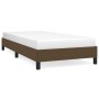 Estructura de cama de tela marrón 100x200 cm de vidaXL, Camas y somieres - Ref: Foro24-346699, Precio: 75,23 €, Descuento: %